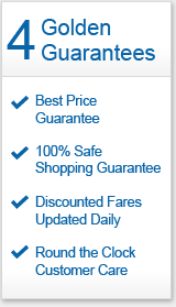 CheapOair.co.uk's unique Golden Guarantees - save big on airfares